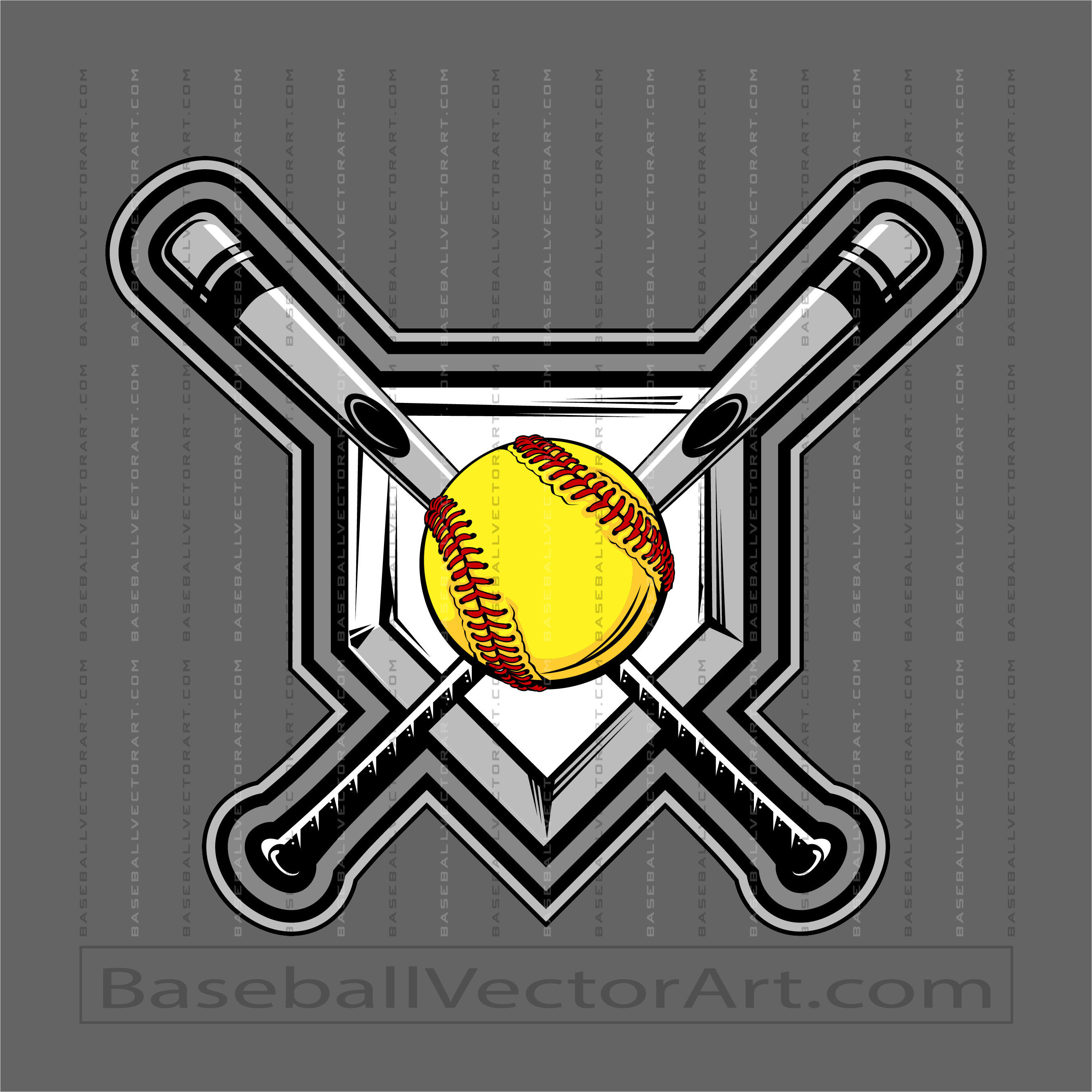 Softball Plate Clip Art
