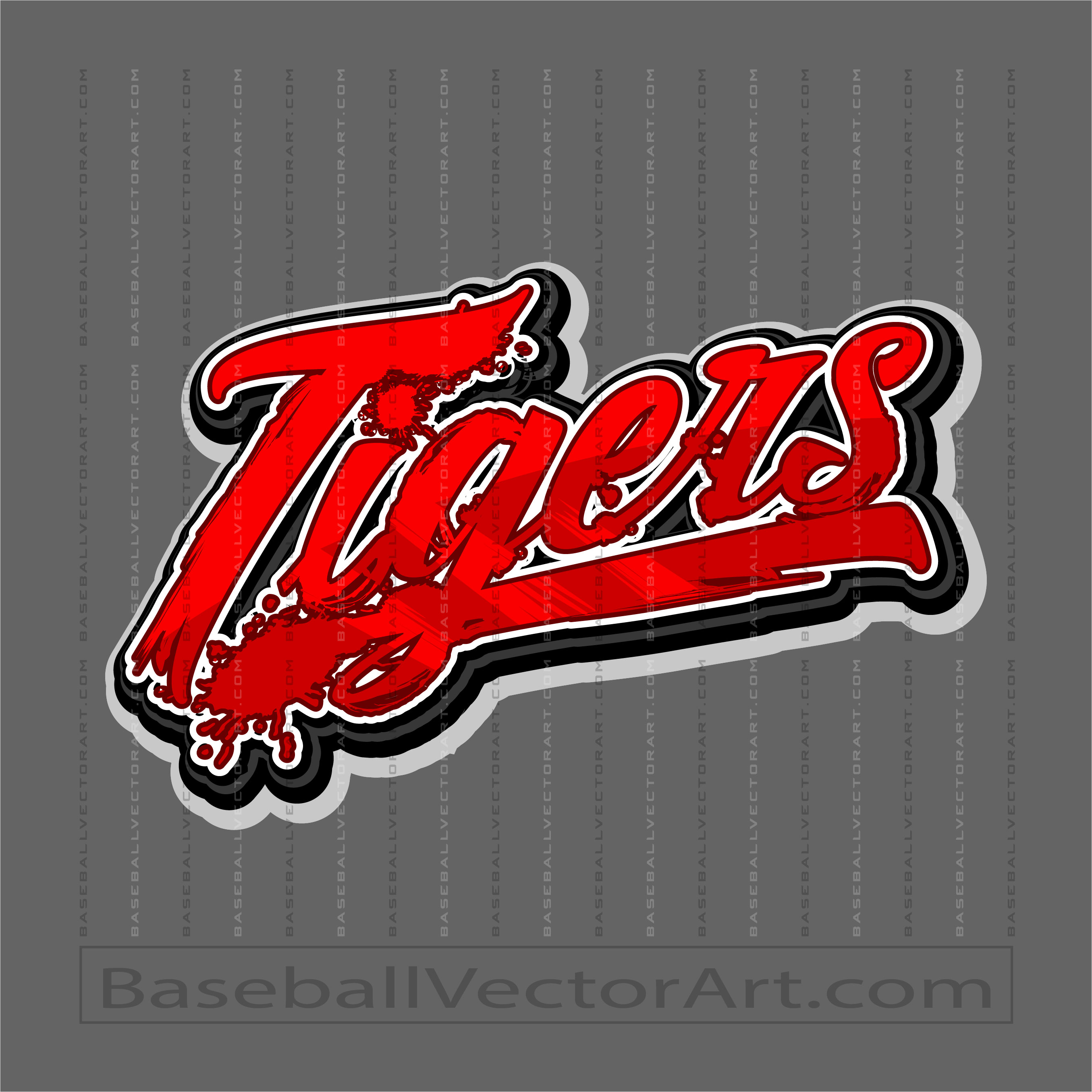 Tigers Text Logo