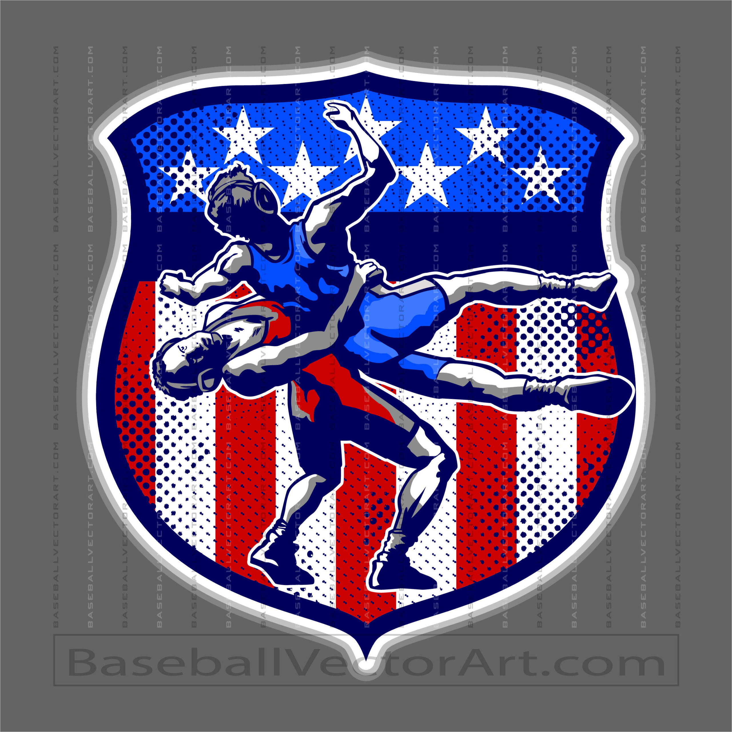 American Wrestling Logo