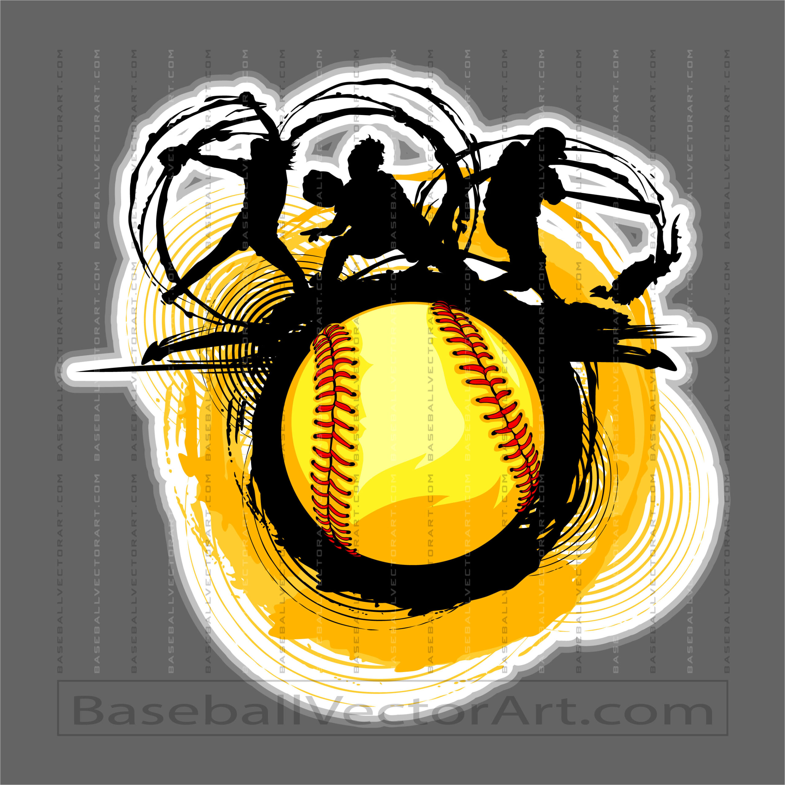 Softball Graphic