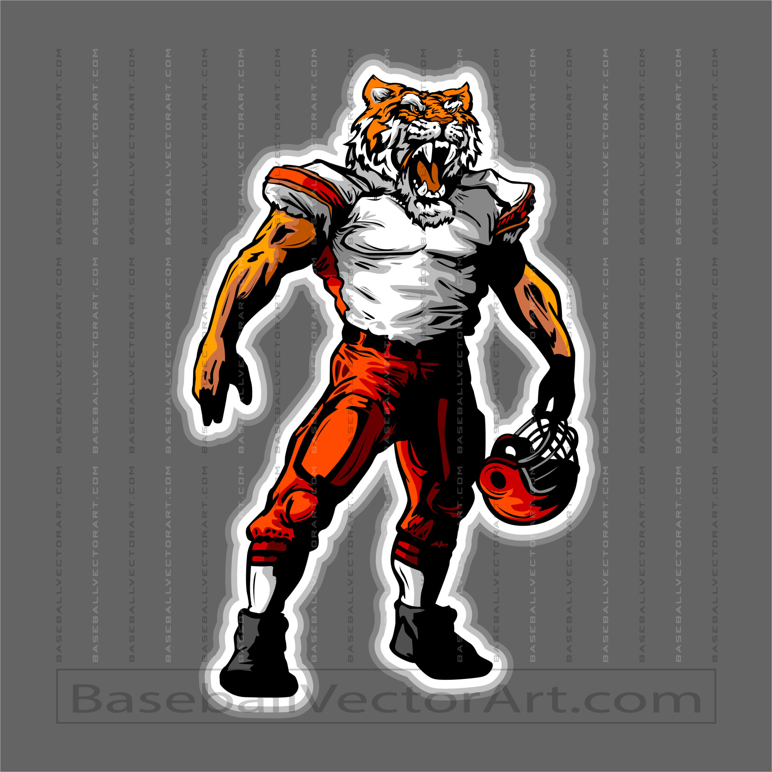 Tigers Football Team Logo