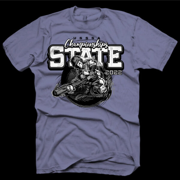 Baseball State Shirt Design