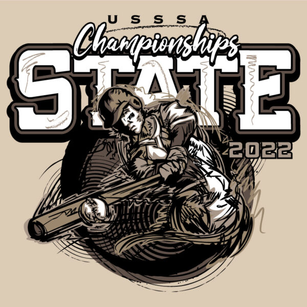 Baseball State Shirt Design