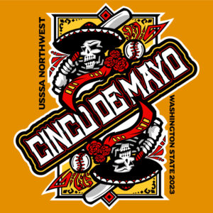 Cinco De Mayo Baseball Design