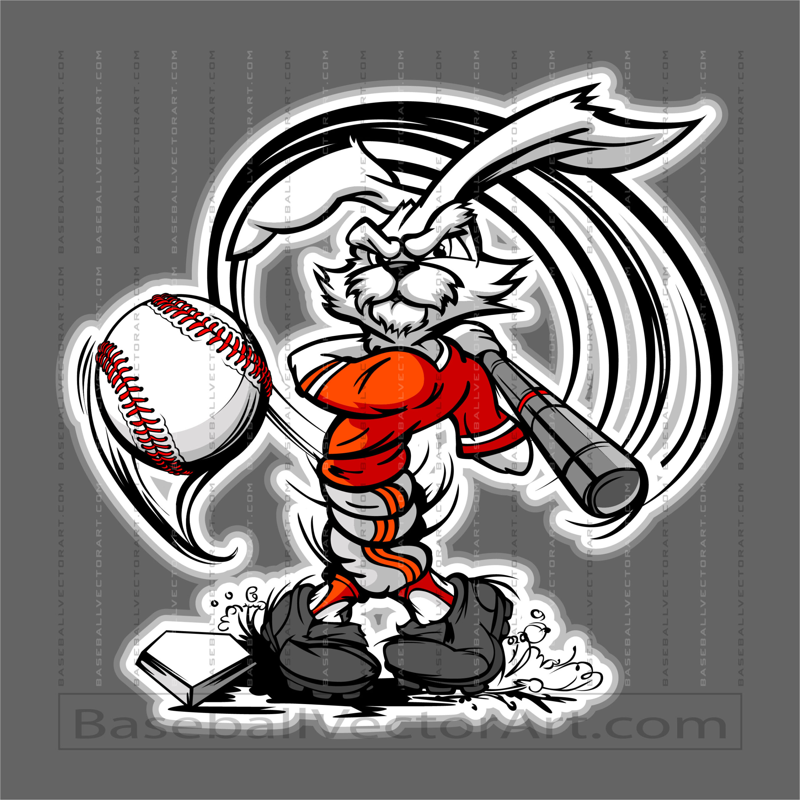 Vector Easter Baseball