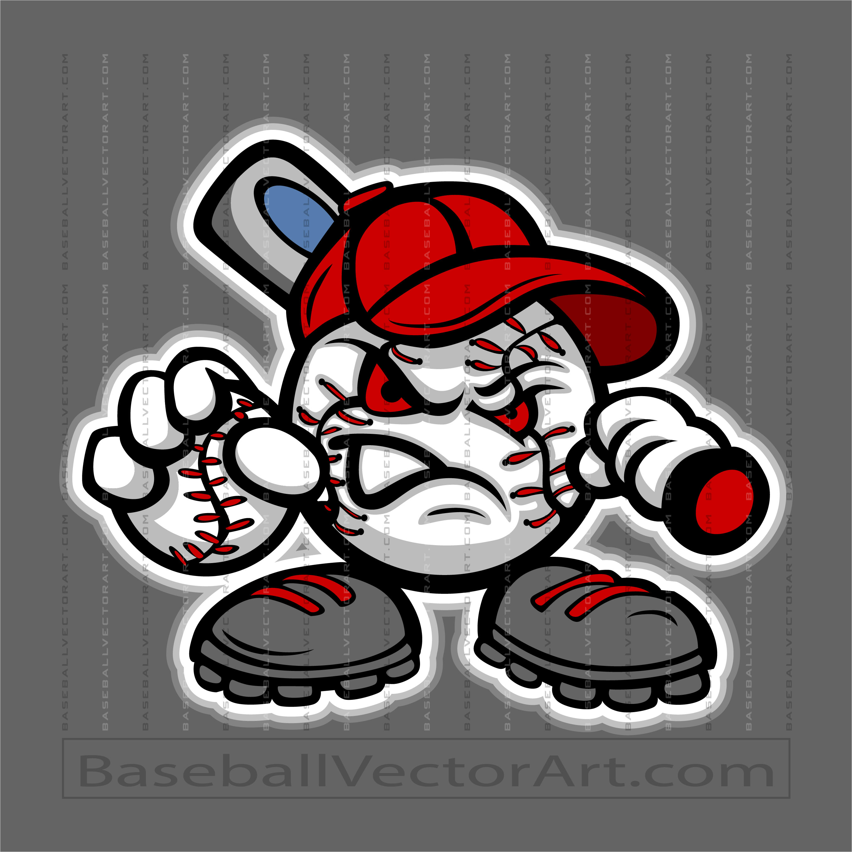 Cartoon Baseball Guy