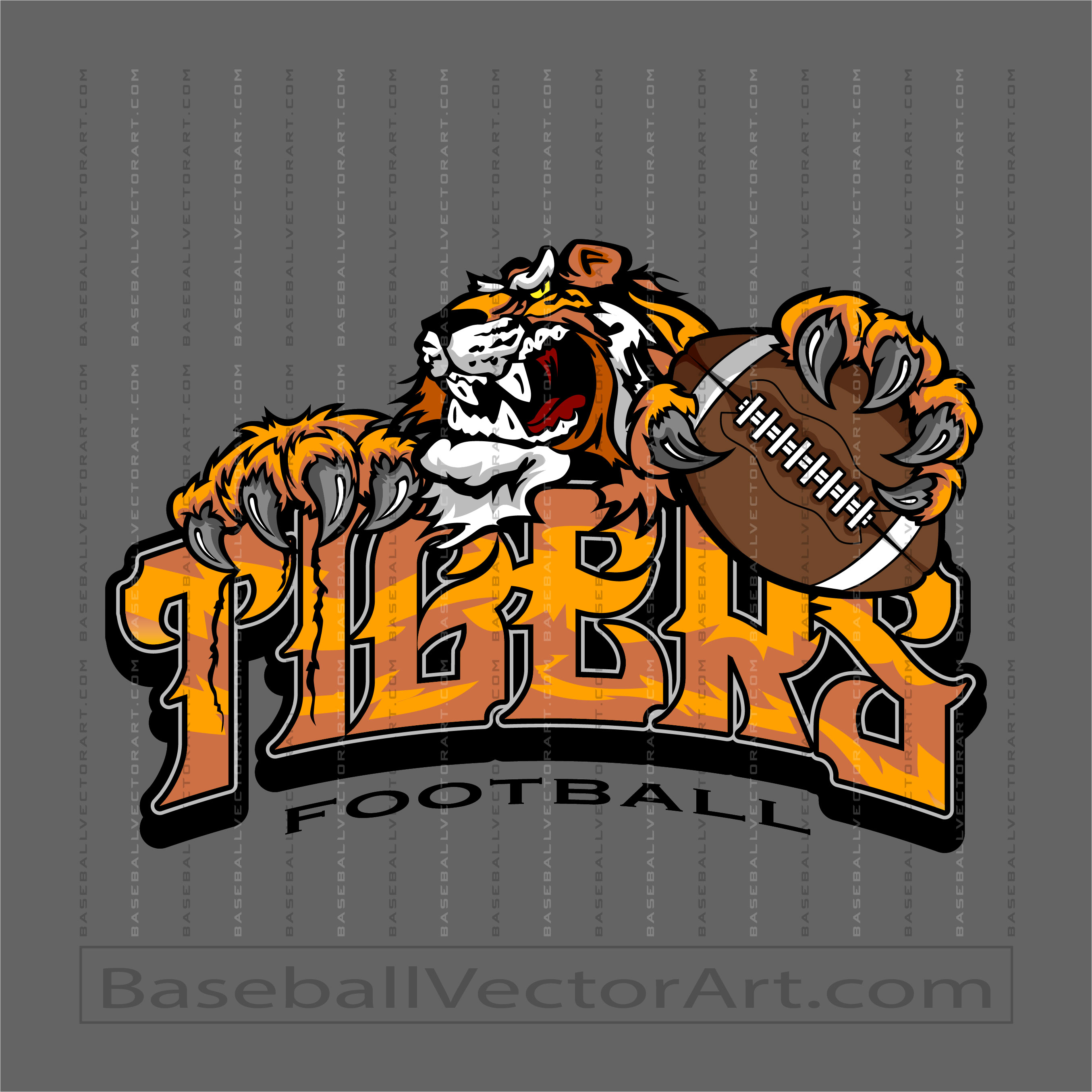 Tigers Football Clip Art