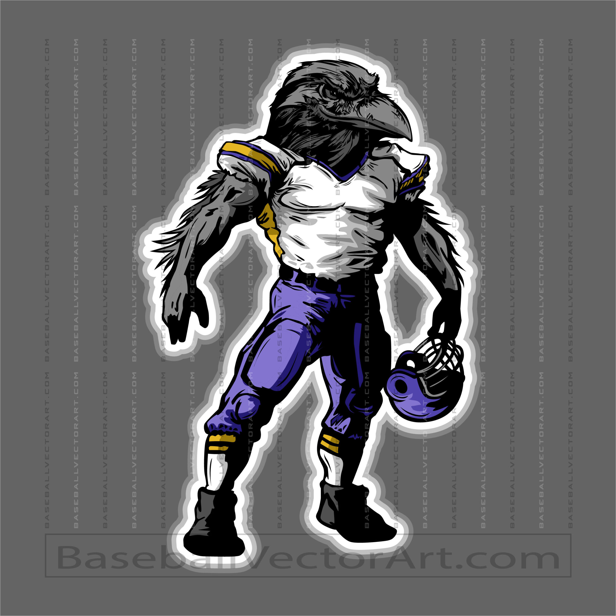 Ravens Football Mascot