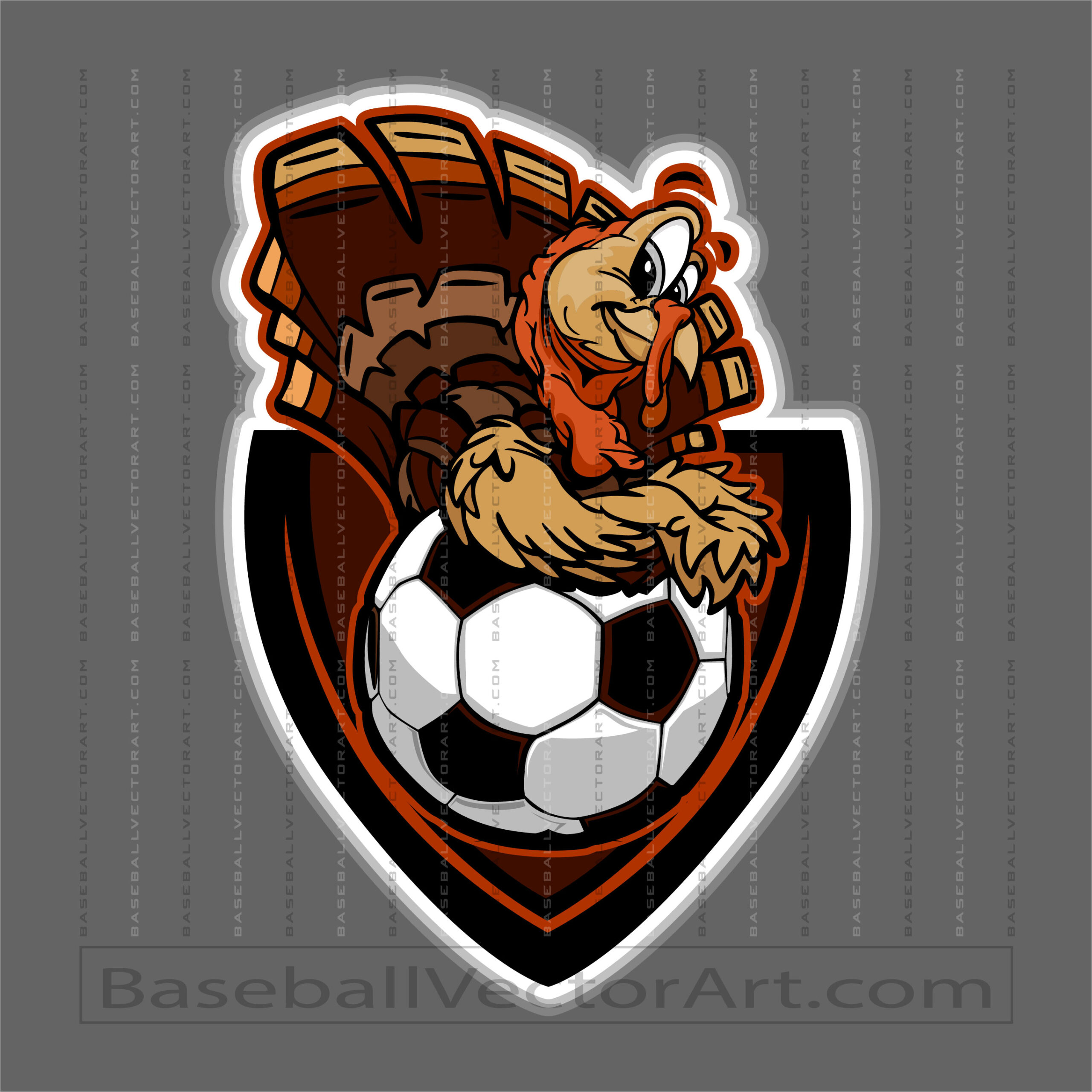 Holiday Soccer Clipart