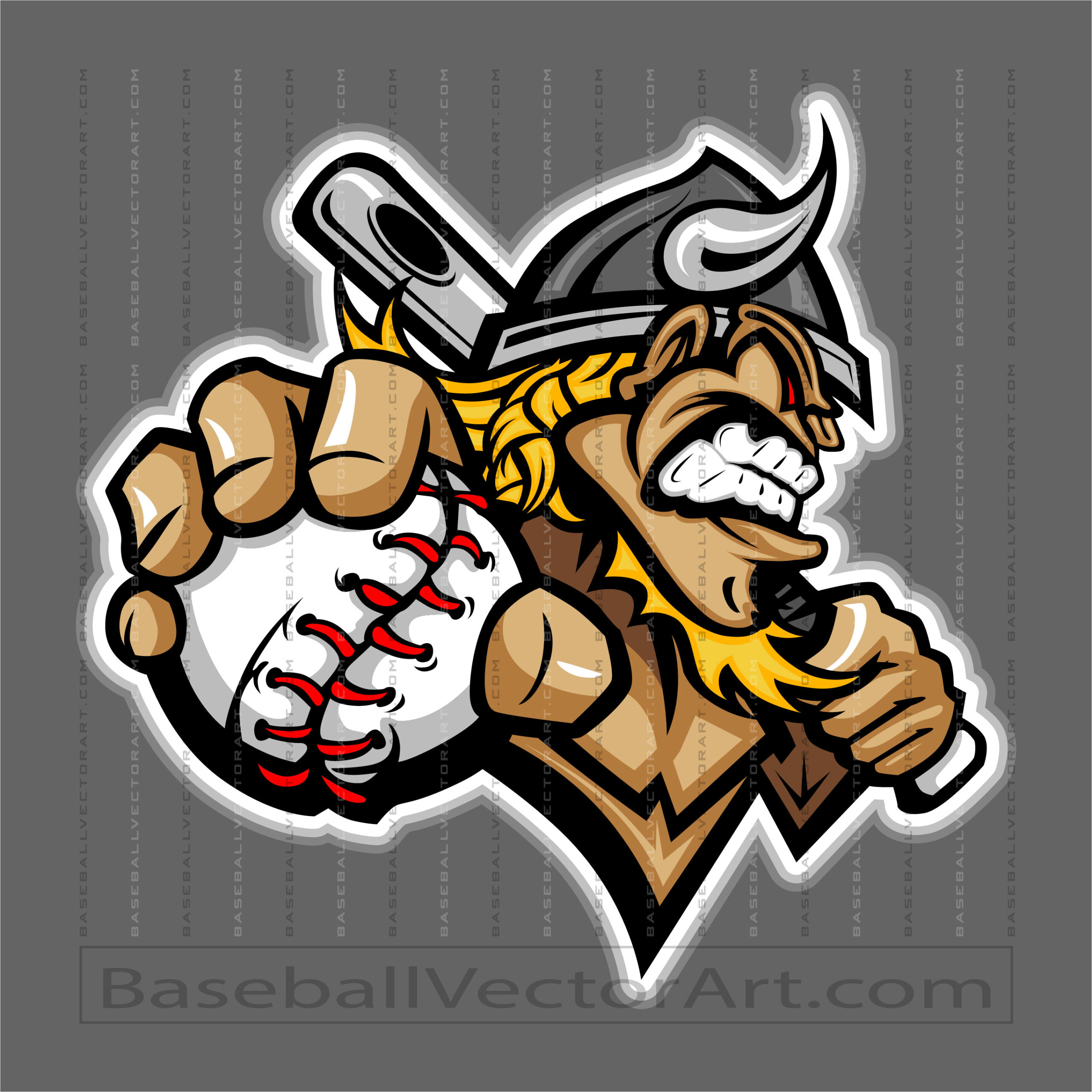 Baseball Logo Vikings