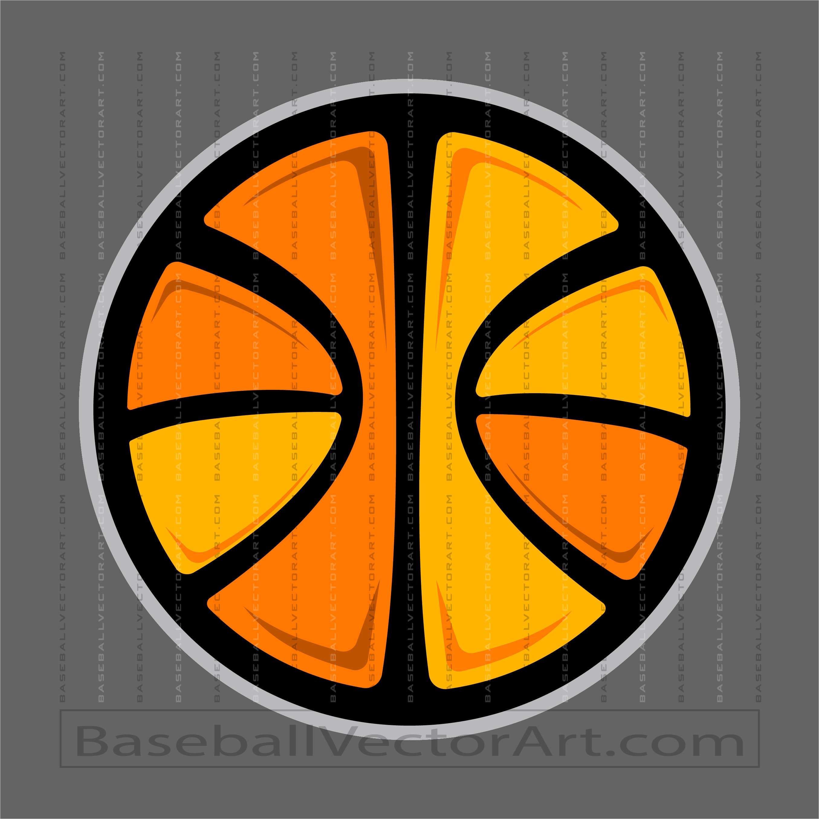 Vector Art Basketball Ball