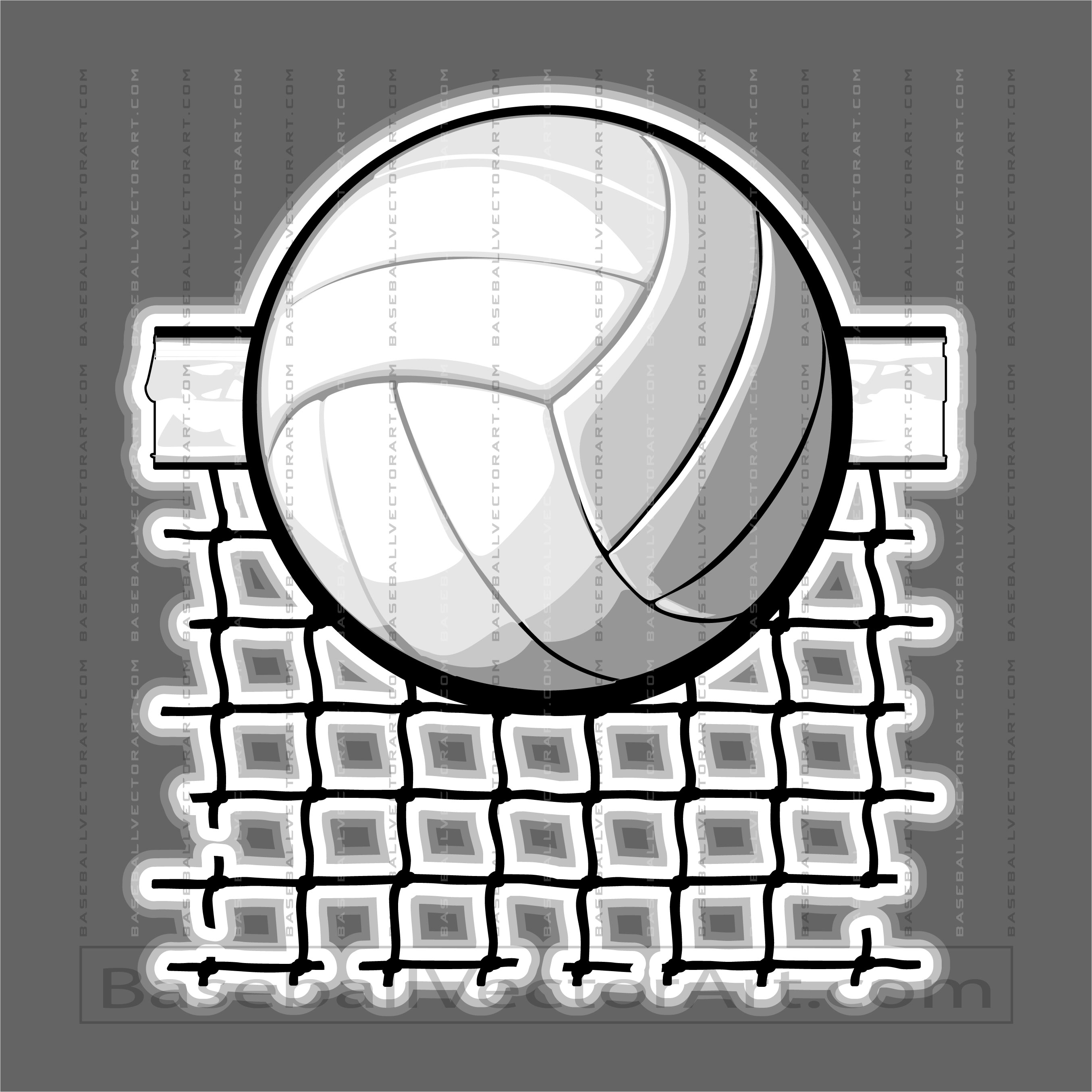 Clipart Volleyball Net