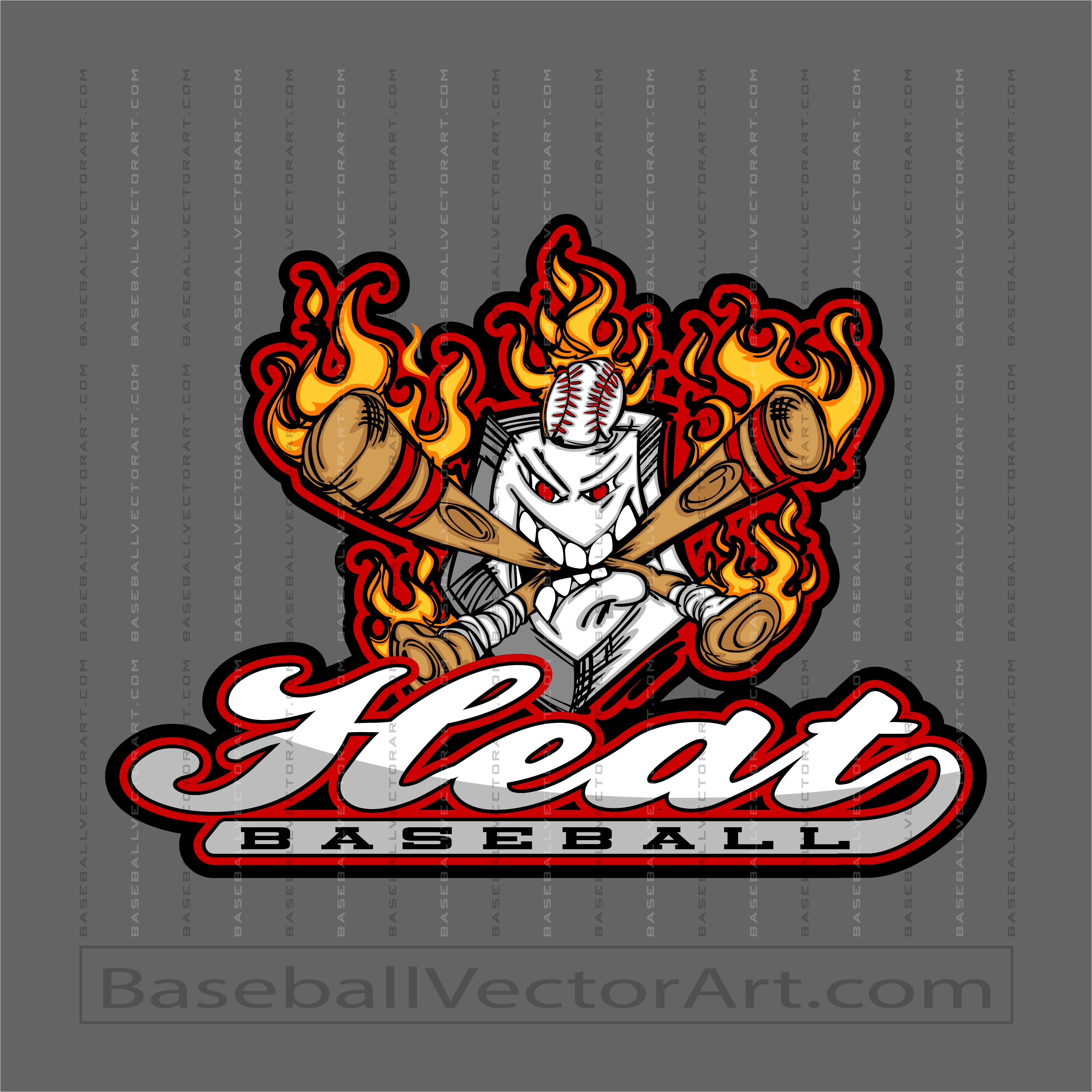 Heat Baseball Pin Art