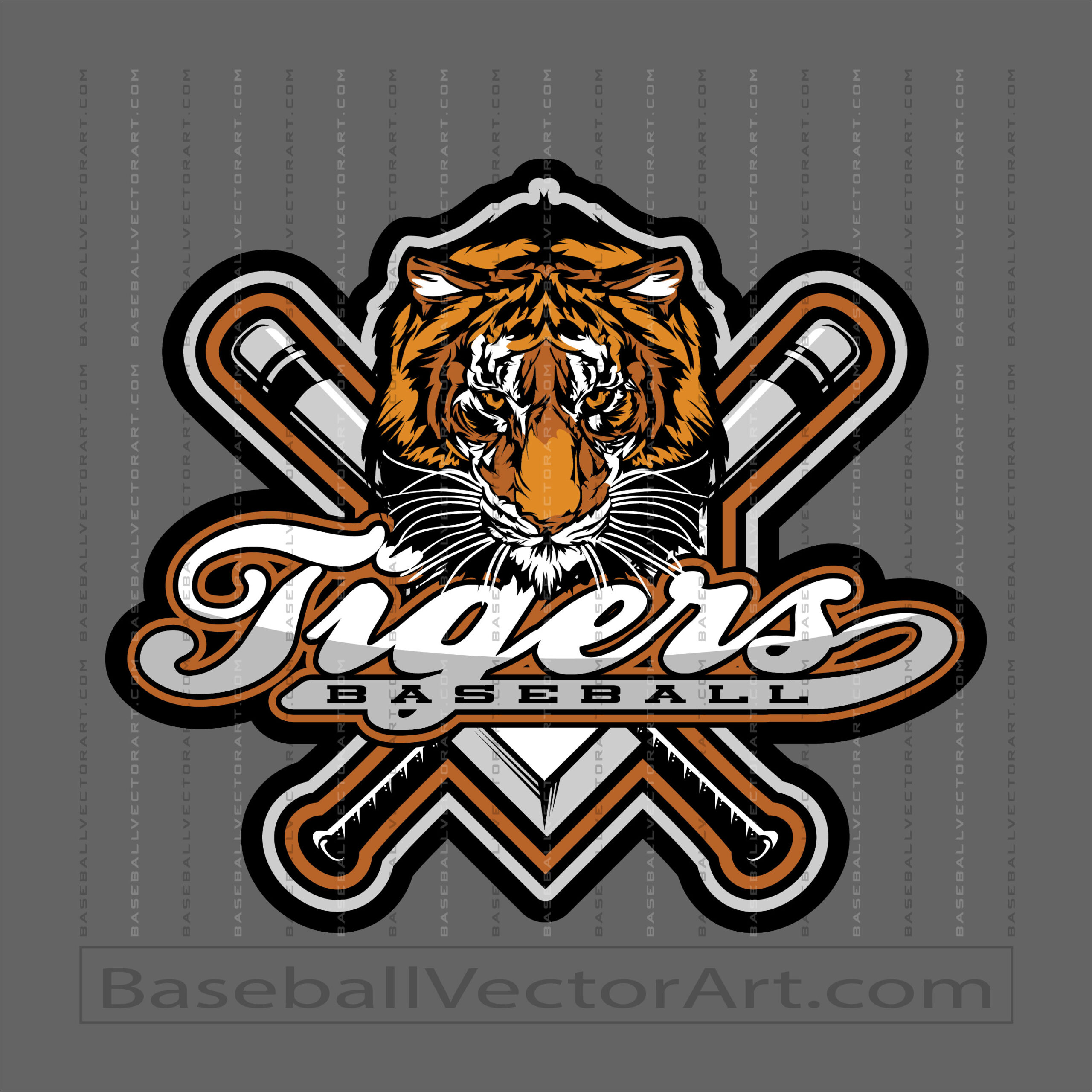 Tigers Baseball Pin Art